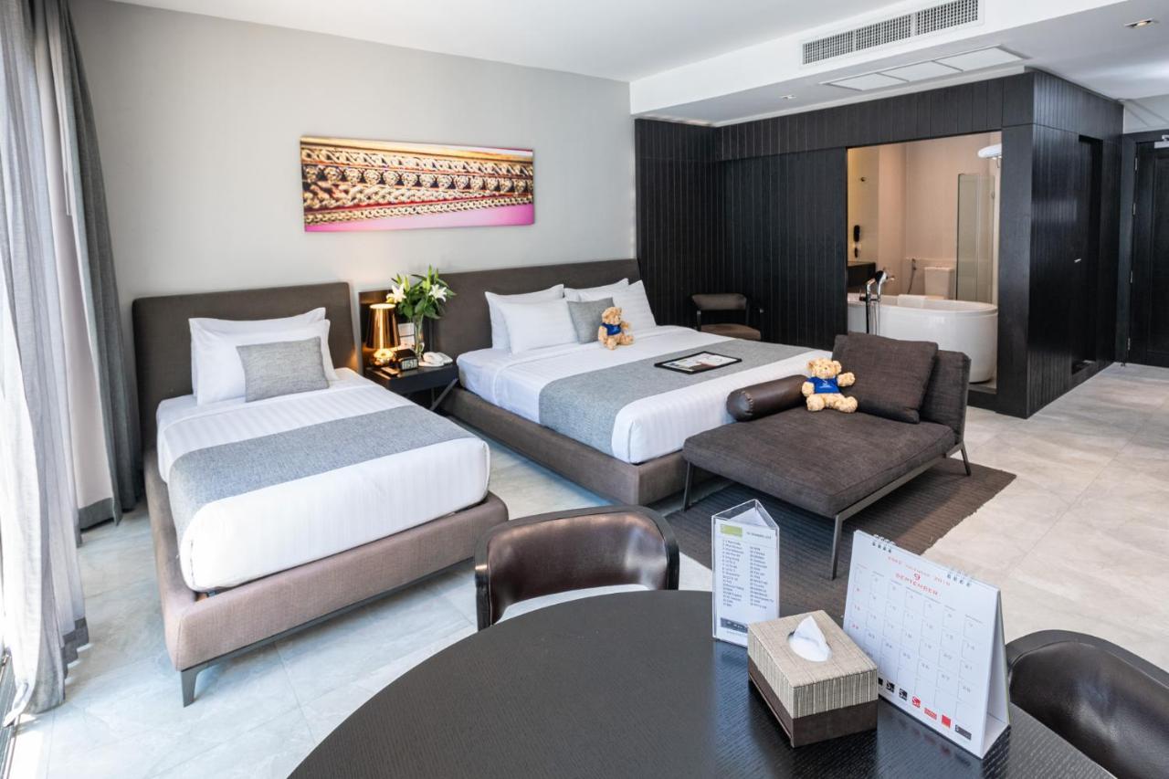 S Ratchada Leisure Hotel - Sha Plus Bangkok Exterior photo Deluxe Family Suite